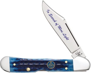 Case Cutlery Masonic Mini Copperlock, Blue