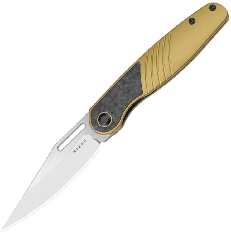 Kizer Raze S45VN | Gold Titanium CF