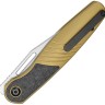 Kizer Raze S45VN | Gold Titanium CF