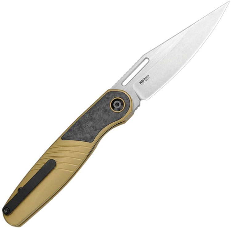 Cuchillo Cuchillo plegable | Navajas Kizer Raze S45VN | Gold Titanium CF