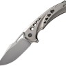 WE Knife Swiftfin | CPM-20CV | Titanium Polished Bead Blasted