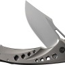 WE Knife Swiftfin | CPM-20CV | Titanium Polished Bead Blasted