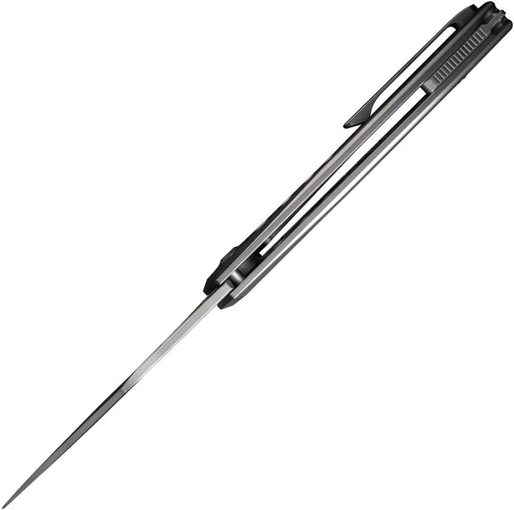 WE Knife Swiftfin | CPM-20CV | Titanium Polished Bead Blasted