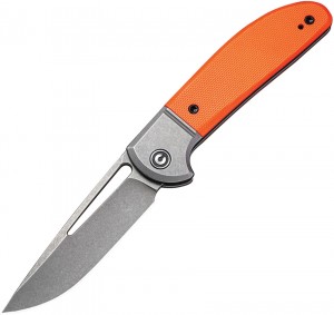 CIVIVI Trailblazer 14C28N Stonewashed Blade orange C2018A