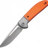 Складной нож CIVIVI Trailblazer 14C28N Stonewashed Blade оранжевый C2018A