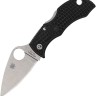 Spyderco Manbug Leaf FRN Black PlainEdge Spyderco Manbug Leaf FRN Black PlainEdge