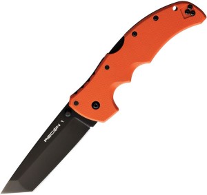 Cuchillo plegable Cold Steel Recon 1 Lockback Tanto, Orange