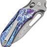 Kansept Knives Quasar | Titanium | Damascus