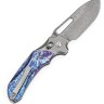 Kansept Knives Quasar | Titanium | Damascus