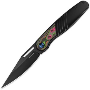 Складной нож Kizer Raze S45VN | Black Ti CF Camo 80's DLC