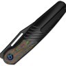 Складной нож Kizer Raze S45VN | Black Ti CF Camo 80's DLC