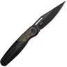 Складной нож Kizer Raze S45VN | Black Ti CF Camo 80's DLC