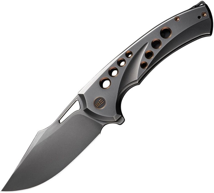 WE Knife Swiftfin | CPM-20CV | Titanium Polished Gray