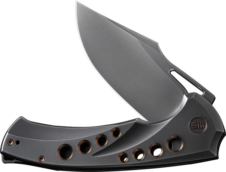 WE Knife Swiftfin | CPM-20CV | Titanium Polished Gray