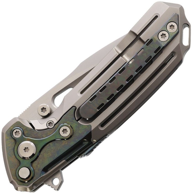 Taschenmesser Reate Knives Terminator 6000 | Titanium Green | MagnaCut