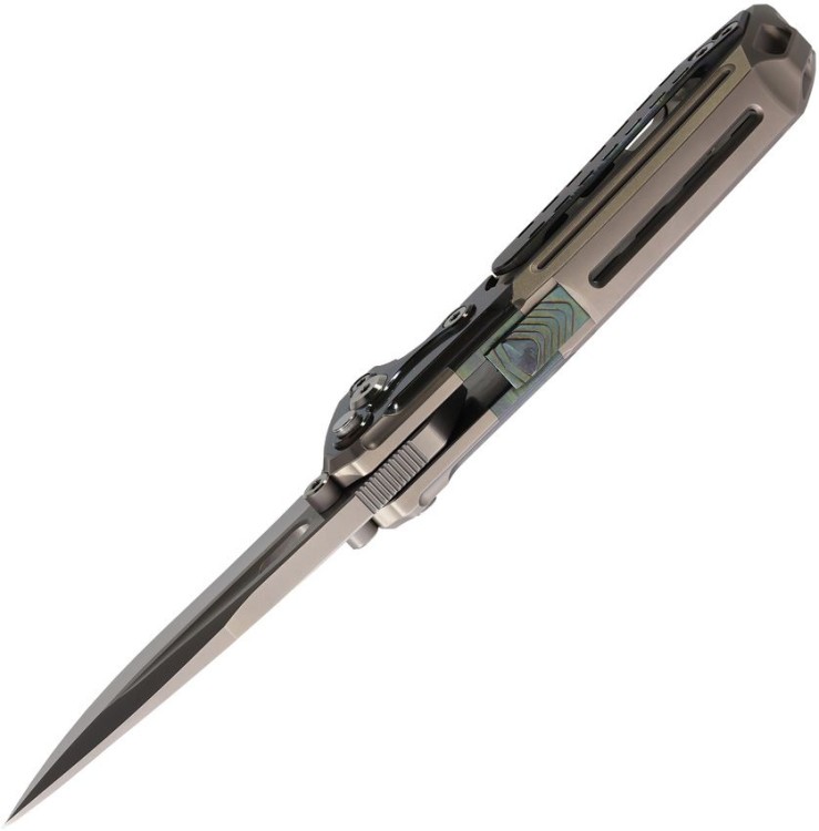 Taschenmesser Reate Knives Terminator 6000 | Titanium Green | MagnaCut