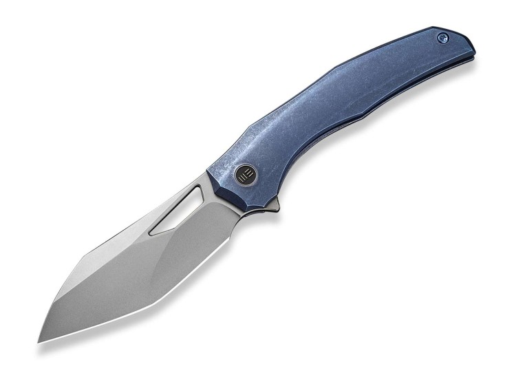 Taschenmesser WE Knife Ignio 20CV Blue Ti Mystery Box 