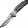 Складной нож CIVIVI Trailblazer Damascus Carbon Fiber C2018DS-1