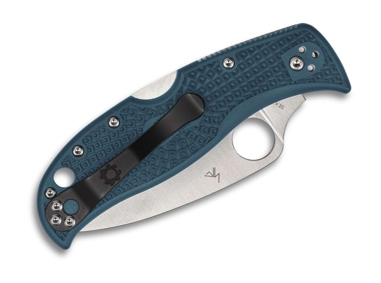 Taschenmesser Spyderco LeafJumper K390 FRN Blue PlainEdge Taschenmesser Spyderco LeafJumper K390 FRN Blue PlainEdge