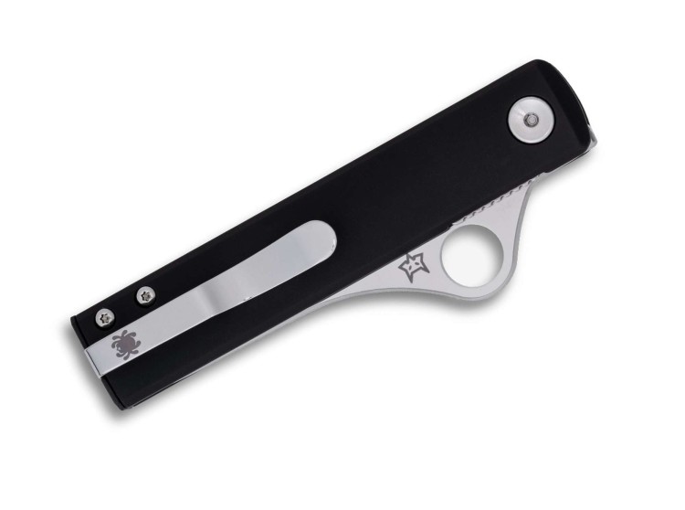 Spyderco Essenza N690 | Black Aluminum Spyderco Essenza N690 | Black Aluminum