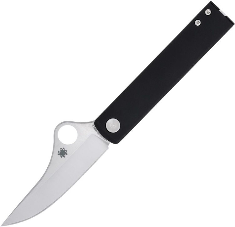 Cuchillo Cuchillo plegable | Navajas Spyderco Essenza N690 | Black Aluminum