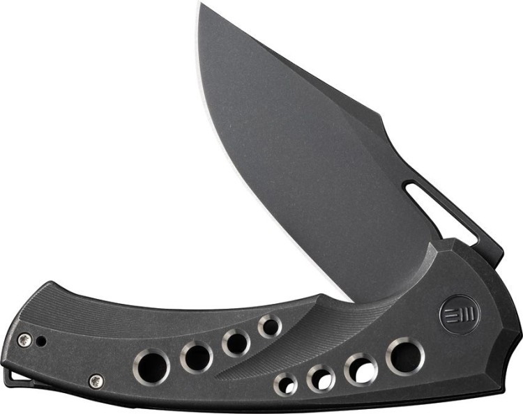 Складной нож WE Knife Swiftfin | CPM-20CV | Titanium Black Stonewashed