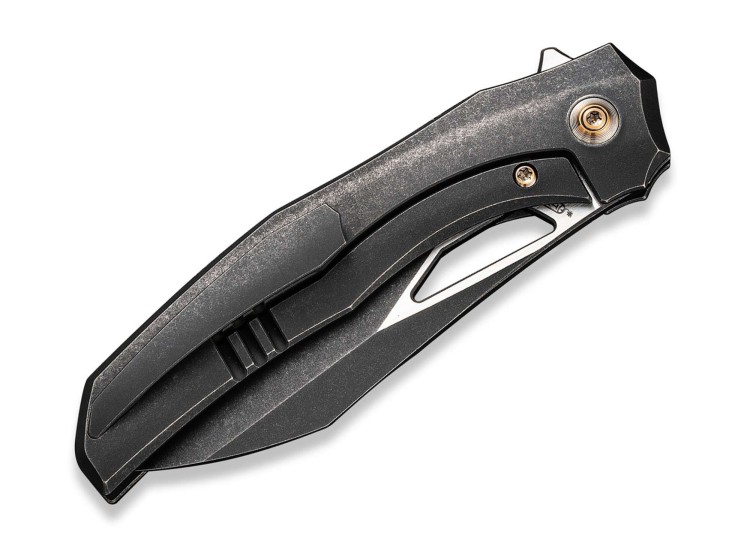 Cuchillo Cuchillo plegable | Navajas WE Knife Ignio 20CV Ti All Black Mystery Box