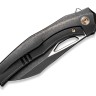 Cuchillo Cuchillo plegable | Navajas WE Knife Ignio 20CV Ti All Black Mystery Box