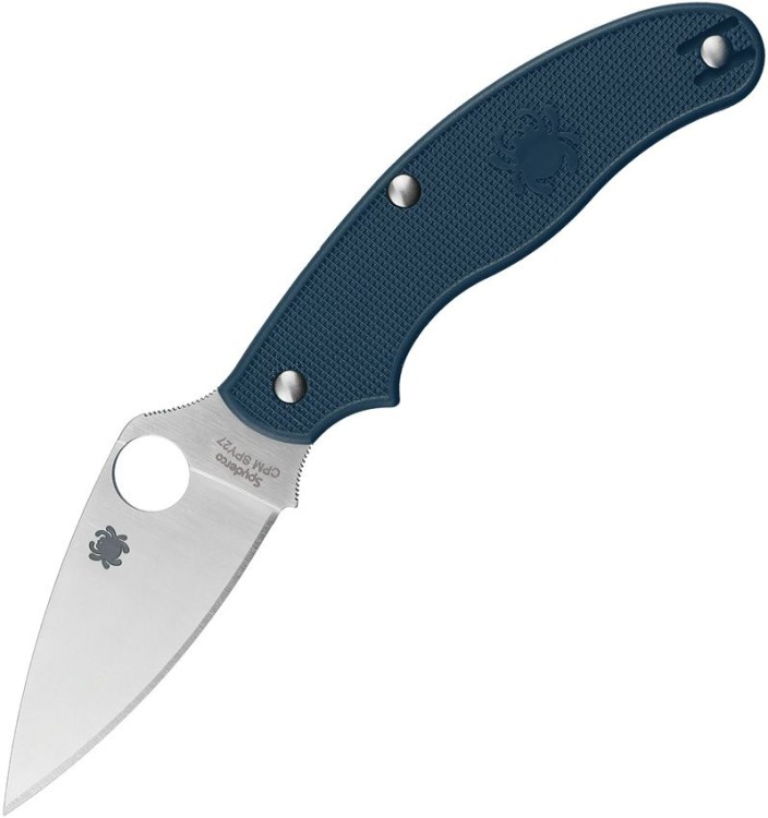 Spyderco UK Penknife CPM SPY27 FRN Blue PlainEdge