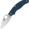 Spyderco UK Penknife CPM SPY27 FRN Blue PlainEdge