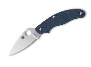 Taschenmesser Spyderco UK Penknife CPM SPY27 FRN Blue PlainEdge