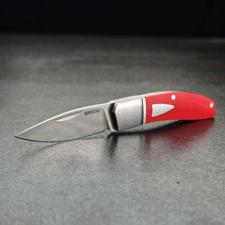 Begg Mini Hunter Slip Joint Red
