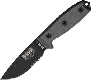 Cuchillo | Navajas  ESEE Model 3 | Part Serrated