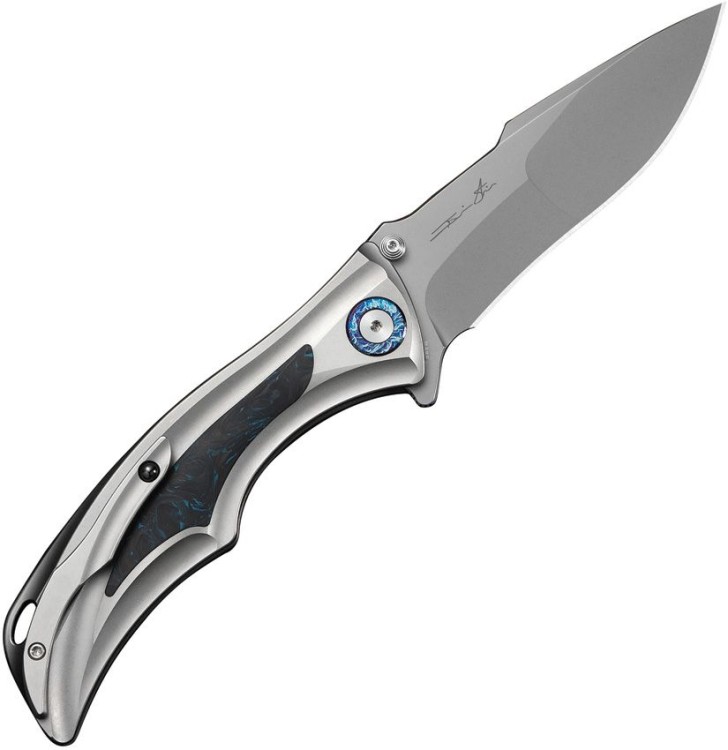 Cuchillo Cuchillo plegable | Navajas WE Knife Tighe Down | M390 | Titanium Blue & Black CF Cuchillo Cuchillo plegable | Navajas WE Knife Tighe Down | M390 | Titanium Blue & Black CF
