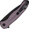 CIVIVI Button Lock Kitefin 14C28N | Purple Aluminum Black Stonewash