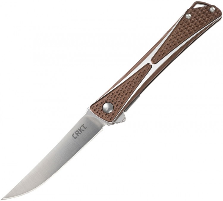 Складной нож CRKT Crossbones Bronze folding knife CR7530B