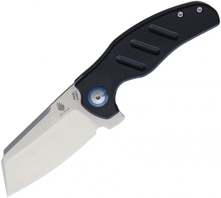 Kizer Cutlery Sheepdog Linerlock, Black folding knife