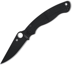 Складной нож Spyderco Military 2 | Salt Black G10 | Magnacut Black