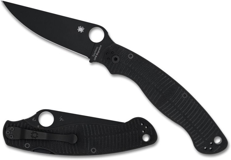 Spyderco Military 2 | Salt Black G10 | Magnacut Black Spyderco Military 2 | Salt Black G10 | Magnacut Black