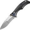 WE Knife Tighe Down | M390 | Gray Titanium Orange Peel Rose CF