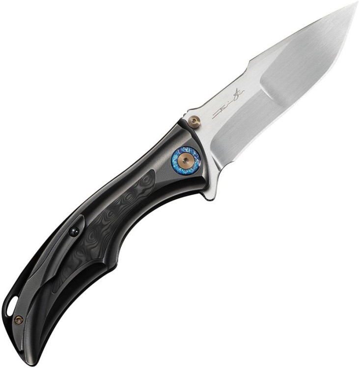 Cuchillo Cuchillo plegable | Navajas WE Knife Tighe Down | M390 | Gray Titanium Orange Peel Rose C Cuchillo Cuchillo plegable | Navajas WE Knife Tighe Down | M390 | Gray Titanium Orange Peel Rose C