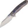 Taschenmesser REMETTE Kestrel Timascus | Titanium | S35VN