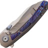 Taschenmesser REMETTE Kestrel Timascus | Titanium | S35VN