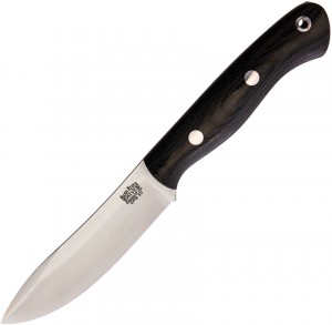 Bark River Mini Aurora Black Canvas 3V knife