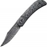 Складной нож CIVIVI Appalachian Drifter Slipjoint Flipper Damascus Gray G10/Rose Carbon Fiber C2015DS-1