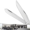 Case Cutlery WWII Trapper Natural Bone folding knife