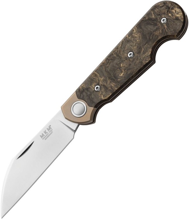 Cuchillo Cuchillo plegable MKM Jaques Ti CF Gold Dark Matter