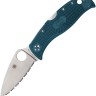 Spyderco LeafJumper Lockback Serrated | Blue