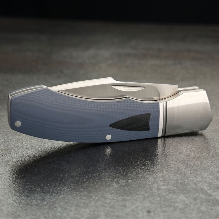 Складной нож Begg Recurve Slip Joint Blue G10 