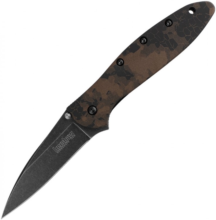 Складной нож Kershaw Leek Linerlock A/O Dig Brown folding knife 1660DEB